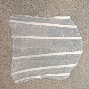 Shimmering Silver Bustier